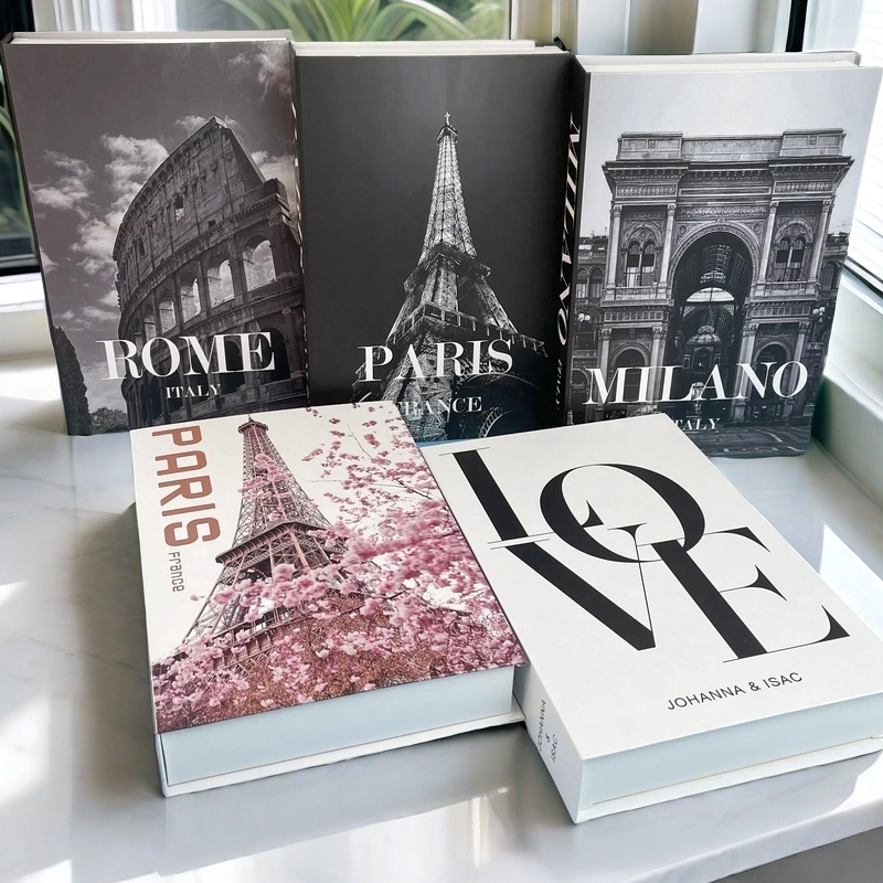 Interior Design Handbook - Open Paris Luxury Fake Book Storage