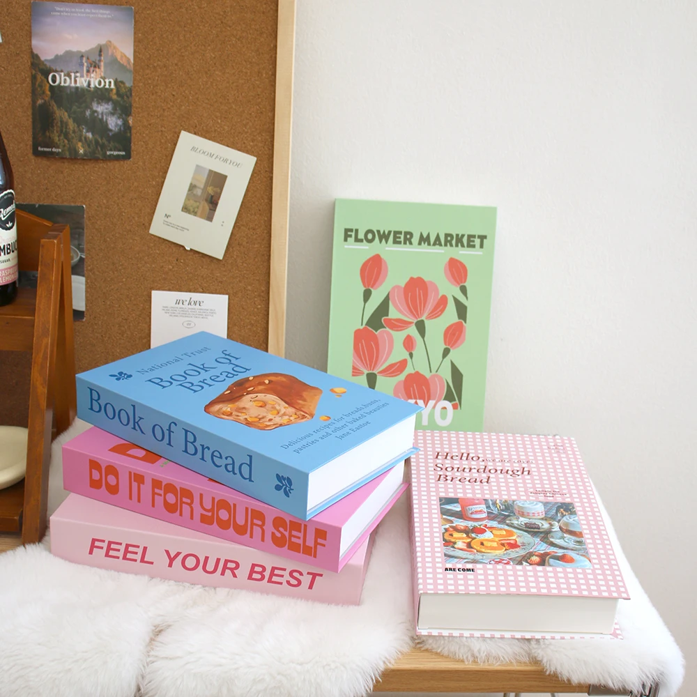 Interior Design Handbook - Korean Cute Fake Book Boxs Props