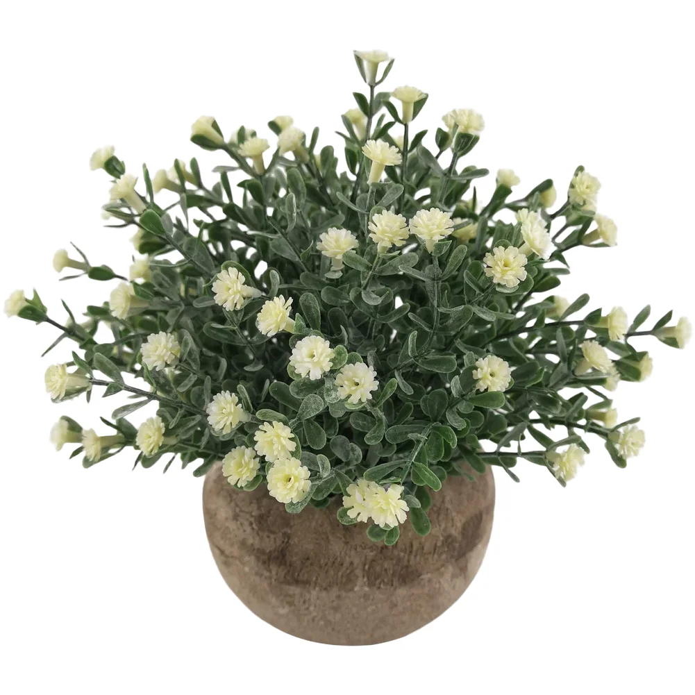 Interior Design Office Space - Artificial Bonsai Reflecting Baby Breath Aesthetic