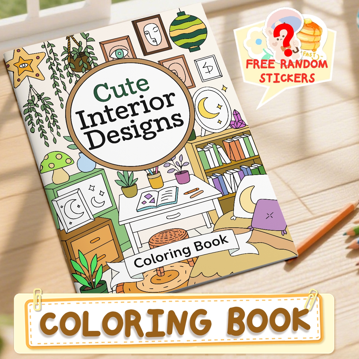 Interior Design Handbook - A Coloring Book About Interior Design