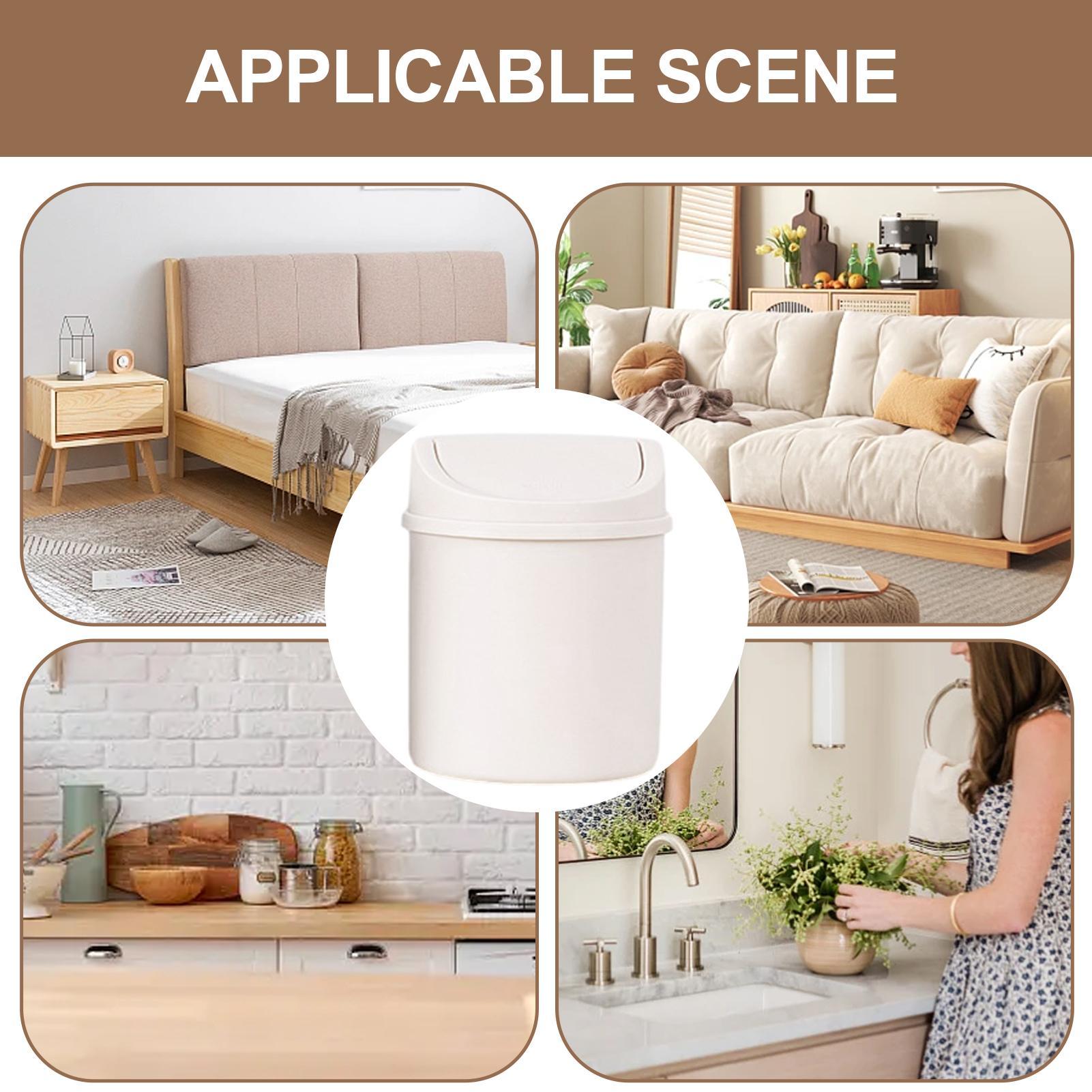 Mini Waste Bin Desktop Garbage - Interior Design Office Space のレビューと価格