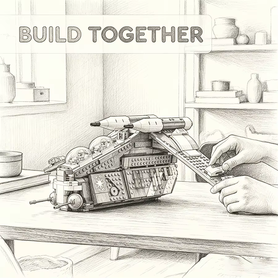 Technical 1083pcs Space Buildi - Interior Design Open Space のレビューと価格