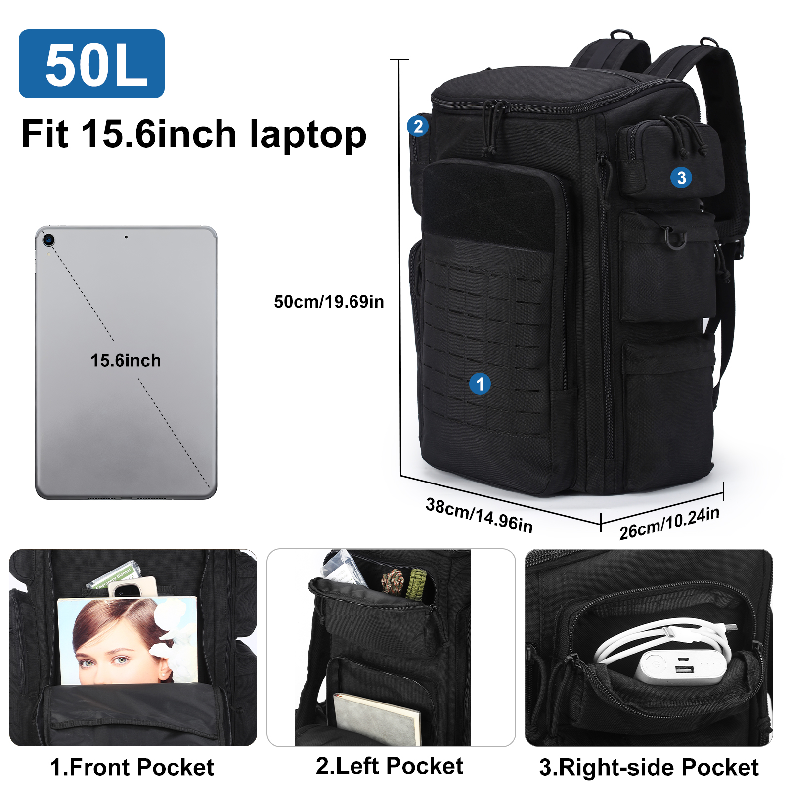 Men's duffel bag with large ca - Interior Design Open Space のレビューと価格