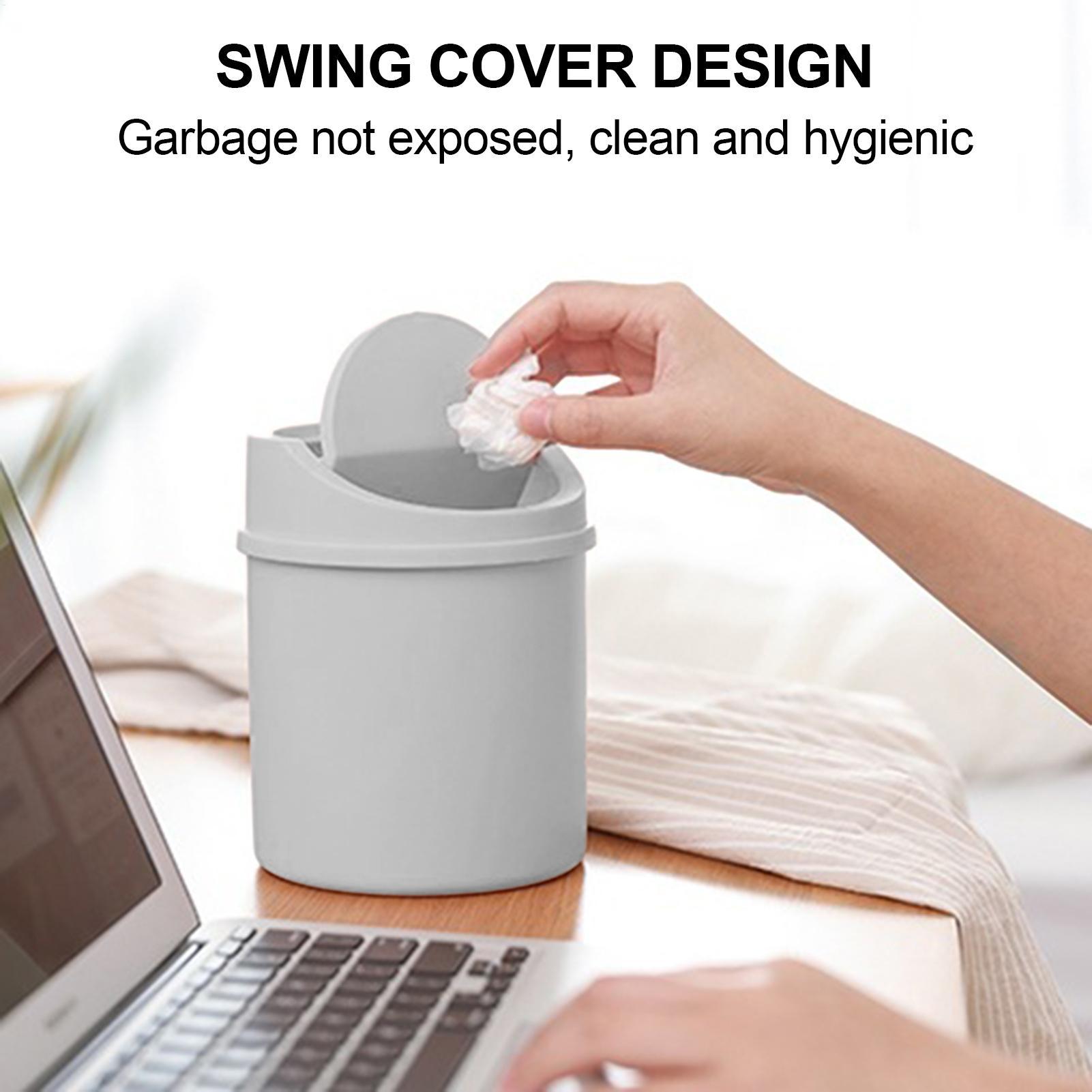 Mini Trash Can With Flipping L - Interior Design Office Space のレビューと価格