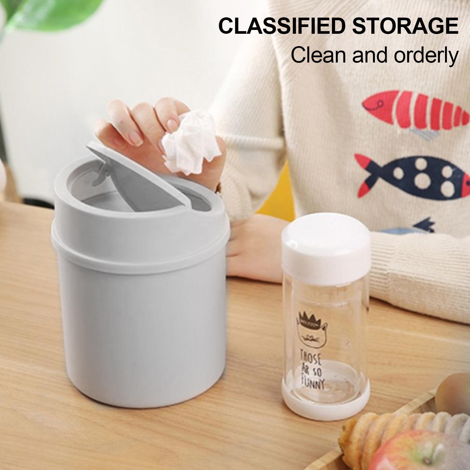 Mini Trash Can With Flipping L - Interior Design Office Space のレビューと価格