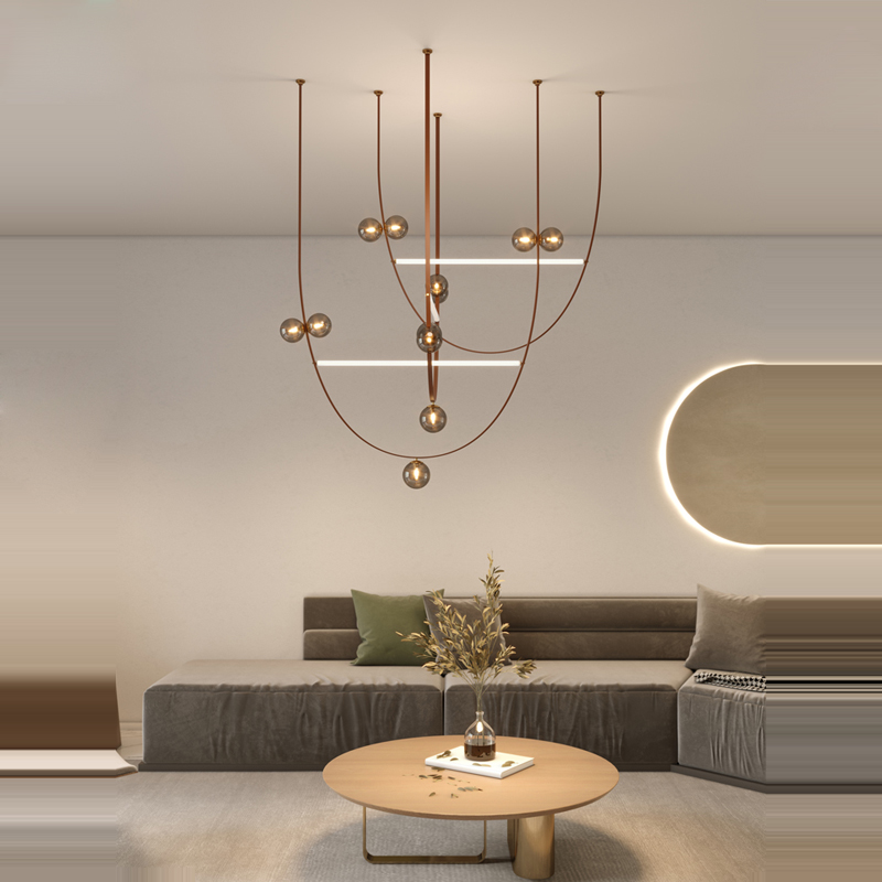 American LED Leather Chandelie - Interior Design Years Of Study のレビューと価格