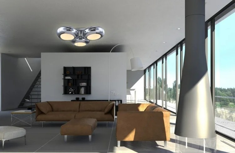Modern Halo UFO Ceiling Light  - Interior Design Years Of Study のレビューと価格