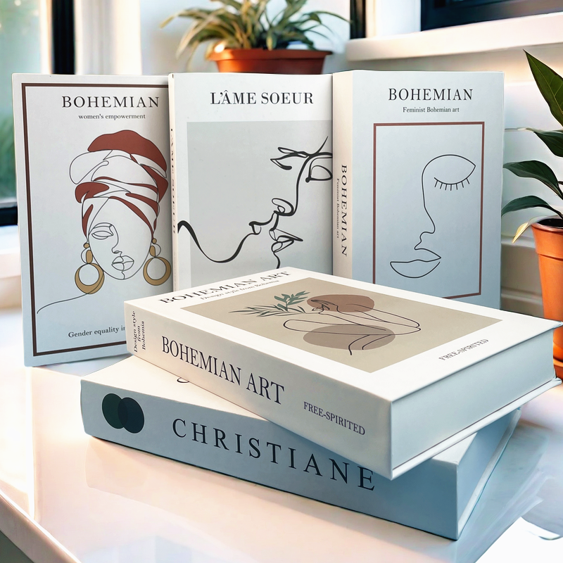 Boho Monet Decorative Books Lu - Interior Design Handbook のレビューと価格